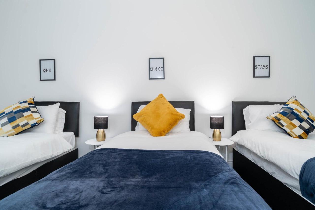 Three Bedroom Apartment- One Choice Stays Serviced Accommodation- Jewellery Quarter Бирмингам Екстериор снимка